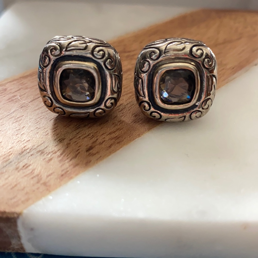 Brighton purple amethyst earrings